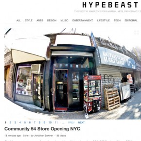 Spotted On HYPEBEAST: Community 54 Store Opening NYC